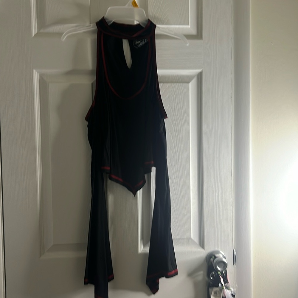 Killstar Avatar Cold Shoulder Crop Top